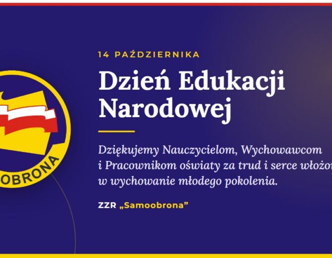 Życzenia z okazji Dnia Edukacji Narodowej