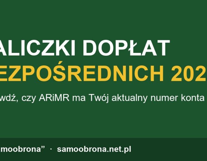 Zaliczki dopłat bezpośrednich 2026 – sprawdź, czy ARiMR ma Twój aktualny numer konta